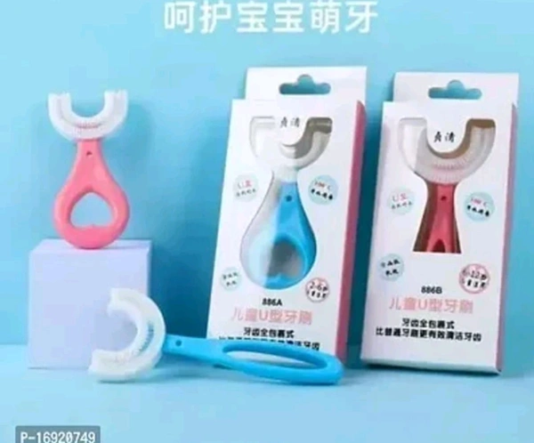 U- Shaped Tooth Brush For Kids,2- 6 Years