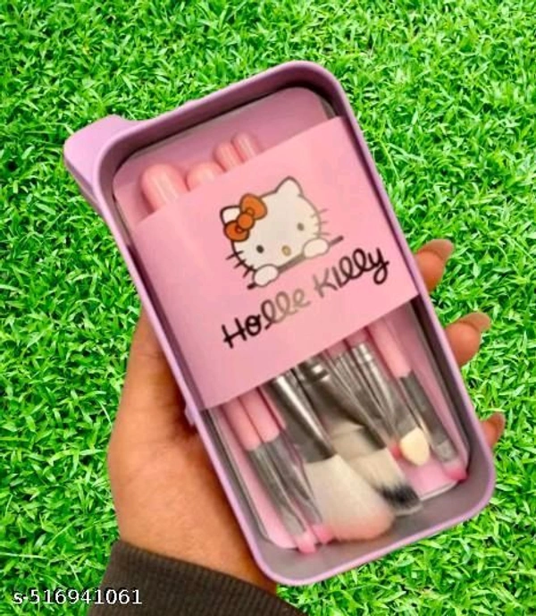 Hello Kitty Makeup Brushes 7 Pcs