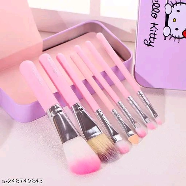 Hello Kitty Makeup Brushes 7 Pcs