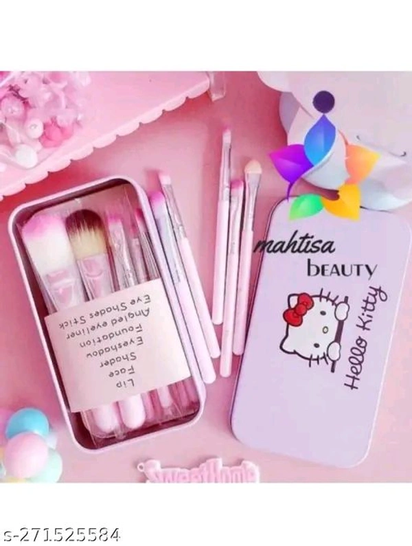 Hello Kitty Makeup Brushes 7 Pcs