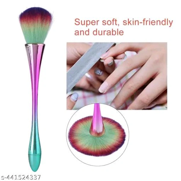 Nail Art Dust Brush For Manicure Beauty Brush Blush Powder Brushes Fashion Gel Nail Accessories.

