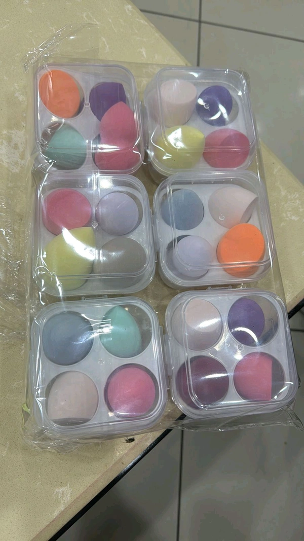  4Pcs Makeup Sponges Set Beauty Blender.