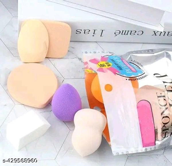 Beauty Blender Puff Multicolour Set Of 6