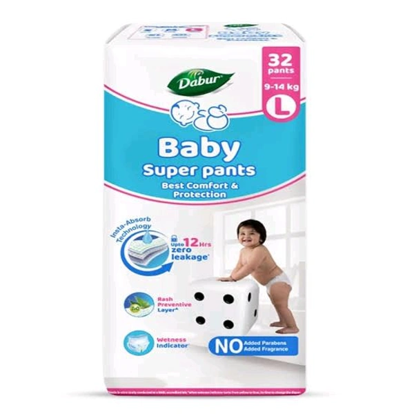 Dabur Super Pants Size Large 32 Pcs