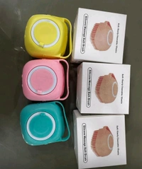Silicone Brush with Shower Gel Dispenser, Mud & Dirt Remover with Soft Silicone Bristle with Non-toxic Brushes Pack of 1