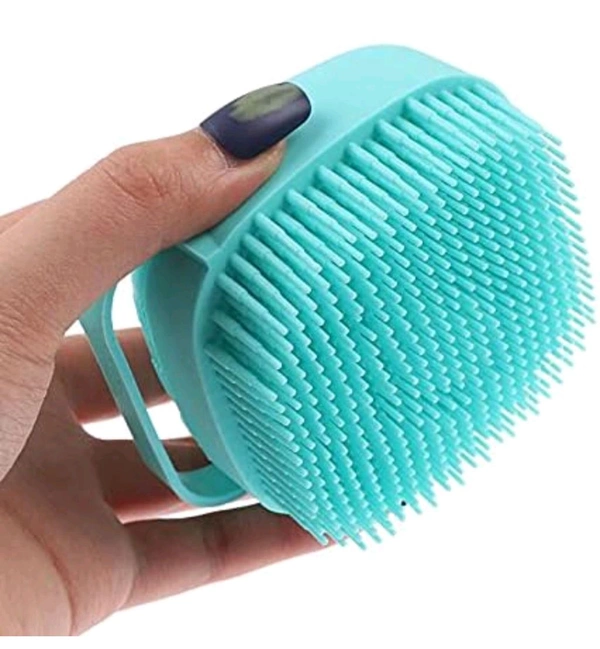 Silicone Brush with Shower Gel Dispenser, Mud & Dirt Remover with Soft Silicone Bristle with Non-toxic Brushes Pack of 1