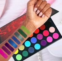 High Pigment Eyeshadow Palette Color Studio Makeup Colorful Shades Blendable Shimmery Eye Shadow Palette (Multicolor) (MultiColor, Regular)

