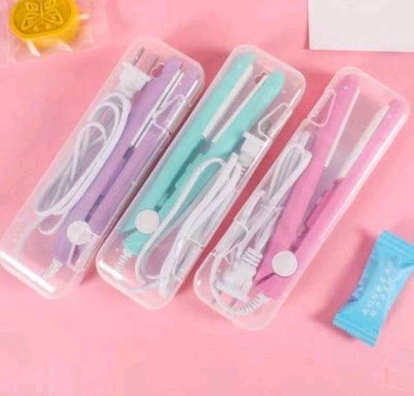 Oblivion Professional Mini Hair Styler | Ceramic Plate Hair Straightener & Curler | Dual-Purpose Styling Tool | Compact & Travel-Friendly | Fast Heating & Anti-Frizz | Beauty & Personal Care Essential