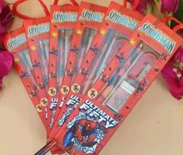 Red Stationary Gift Pack For Kids