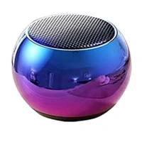  J.B.L Ultra Mini Wireless Bluetooth Speaker with Heavy Metal Electroplating Round Speaker | Wireless Power Button Controlled, Long Lasting Battery & Quick Charge Pack of 1 (Multicolor)