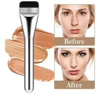  Thin Blade Foundation Makeup Brush, Soft Synthetic Bristles Make up Brushes, Flat Head Foundation Brush for Liquid Makeup Saloon Woman Girls 1Pcs