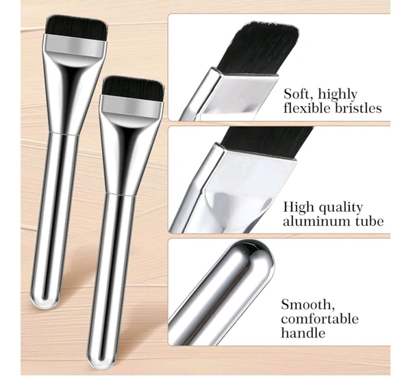  Thin Blade Foundation Makeup Brush, Soft Synthetic Bristles Make up Brushes, Flat Head Foundation Brush for Liquid Makeup Saloon Woman Girls 1Pcs