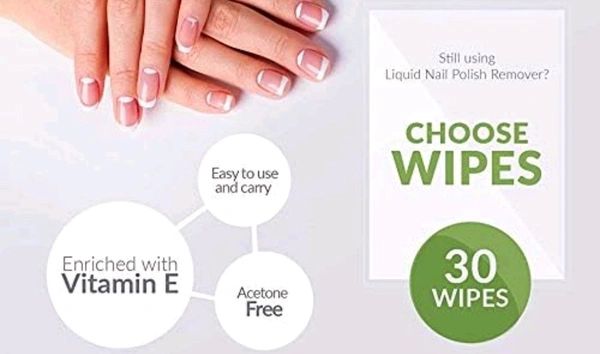 Ocean Blue Nail Polish Remover Wipes. Nail Paint Remover Wipes, Wet Pads Wipess (Nail Paint Reducer) P

