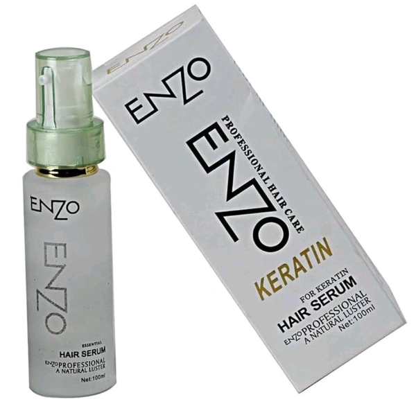 Enzo Professional Keratin Hair Serum for Wig and Patch Best Solution For Patch's Damaged Hair Smooth Hair - 100 ML