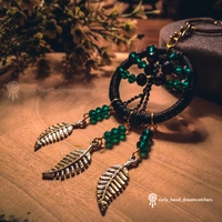 Tree Of Life Keychain - Rama Green, Black, Golden, Black, Black