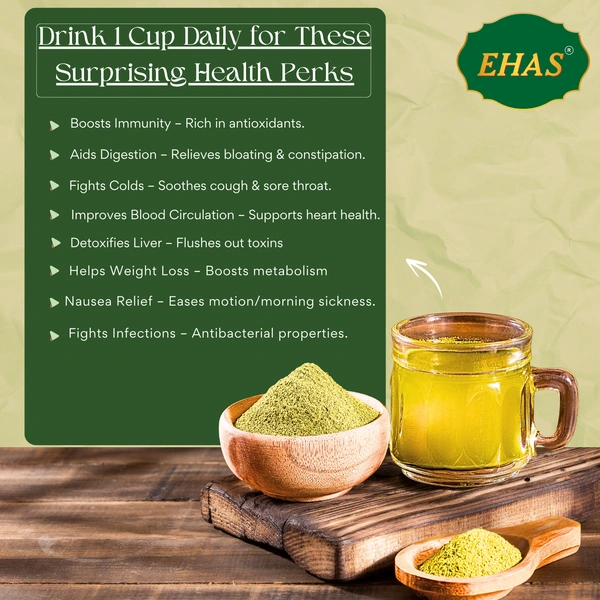 EHAS Sukku Coffee - 125g  | 100% Natural Herbal Coffee with Ginger, Palm Sugar & Spices | Instant Energy Booster | Rich in Iron & Calcium | No Added Preservatives |