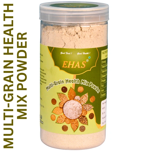 EHAS Health Mix Powder - 500g | Premium Multigrain Nutritional Supplement | Rich in Protein, Fiber & Iron | No Added Sugar | Gluten-Free | Traditional Taste with Natural Ingredients