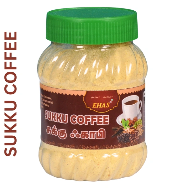 EHAS Sukku Coffee - 125g  | 100% Natural Herbal Coffee with Ginger, Palm Sugar & Spices | Instant Energy Booster | Rich in Iron & Calcium | No Added Preservatives |