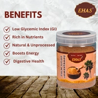 EHAS Palm Sugar - 250g  | Pure & Natural | Low GI  | Rich in Vitamin B12 | No Additives | Healthy Refined Sugar Alternative | Perfect for Coffee, Tea, Baking