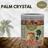 EHAS Palm Crystal - 400g | Healthy Substitute for White Sugar | Perfect for Tea, Coffee, Milk | Rich in Calcium & Low Fat | 100% Natural Sweetener