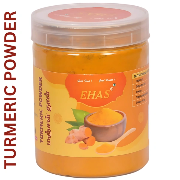 EHAS Turmeric Powder – 100% Pure & Natural | High Curcumin | Premium Quality- 250g