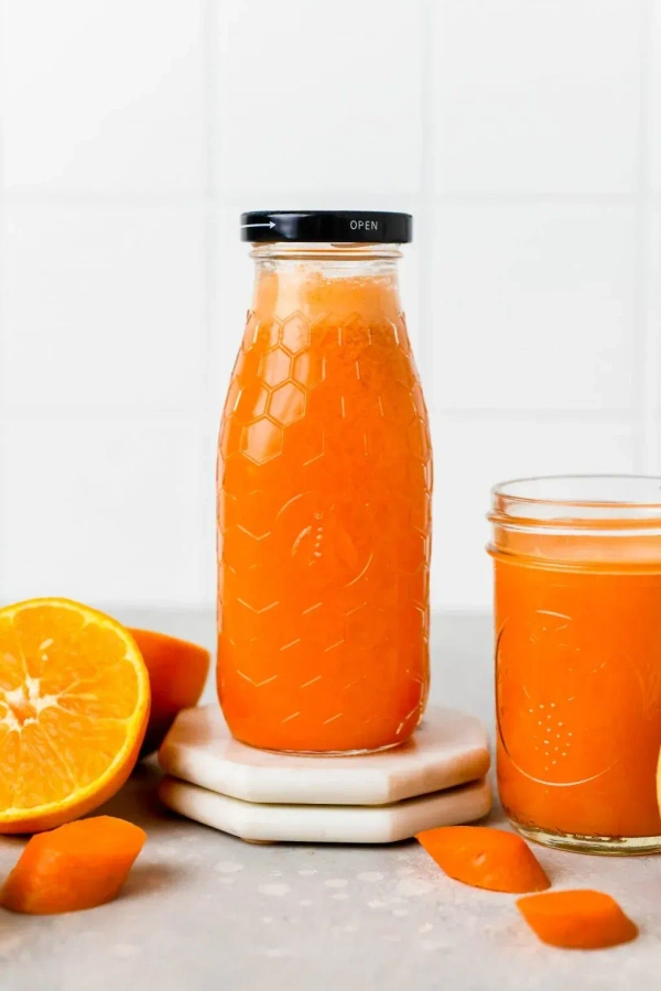 Orange Carrot Juice|عصير البرتقال والجزر - 500ml, Bottle