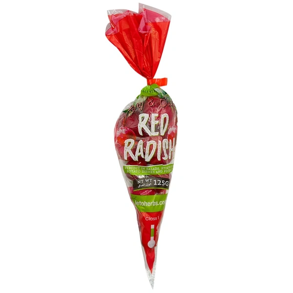 Red Radish|الفجل الأحمر - 125g, Pkt