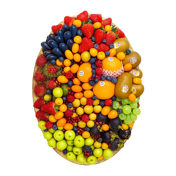 Fruits basket with kiwis & Berries|سلة فواكه مع الكيوي والتوت