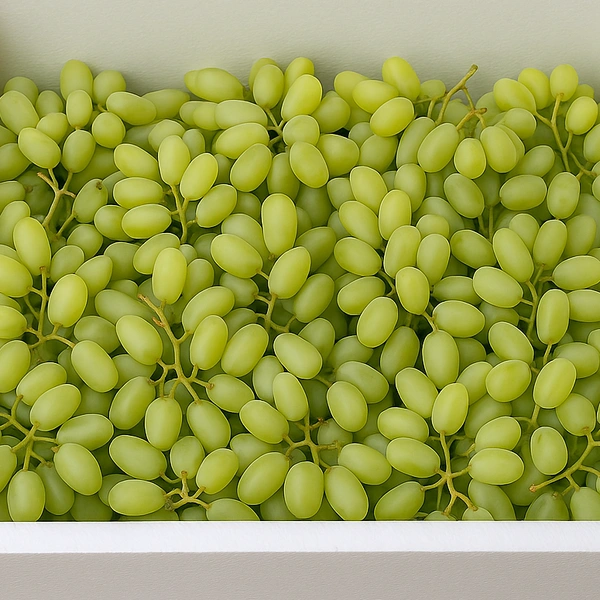 Grapes White Seedless|عنب أبيض بدون بذور - Box=9Kg, Box, 🇺🇸U.S.A