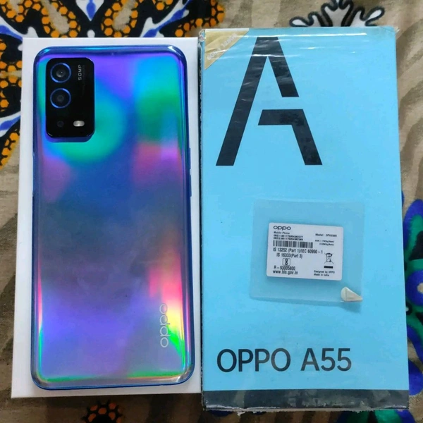 OPPO A55 (Rainbow Blue, 6/128) Refurbished - Rainbow Blue