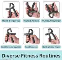 Adjustable Hand Strengthener 5-60 KG - Black, Adjustable