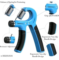 Adjustable Hand Strengthener With Wrist Exerciser Combo - Blue, Adjustable