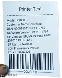 Paper Roll For Mini Printer Non Sticker Pack Of 5 - White