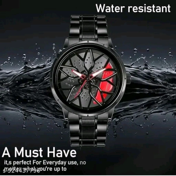 Car Watch With Rolling Dial  - Wild Watermelon