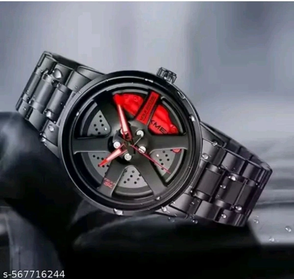 Car Watch With Rolling Dial  - Wild Watermelon