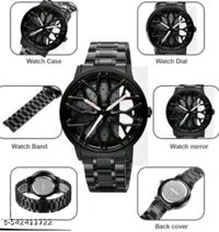 Car Watch With Rolling Dial  - White