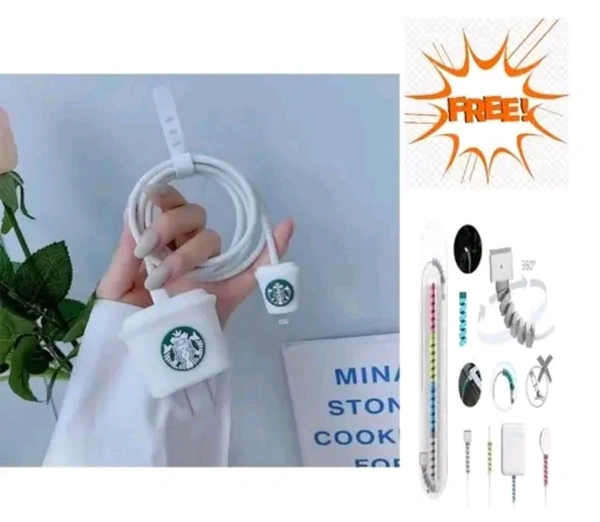 Starbucks Mobile Charger Cover - White