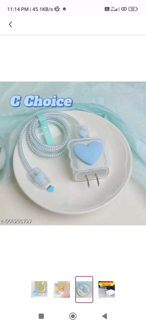 Cute Mobile charger Cover - Portage