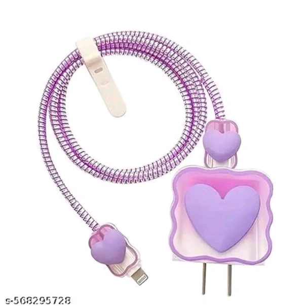 Cute Mobile charger Cover - Fuchsia Pink