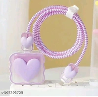 Cute Mobile charger Cover - Fuchsia Pink