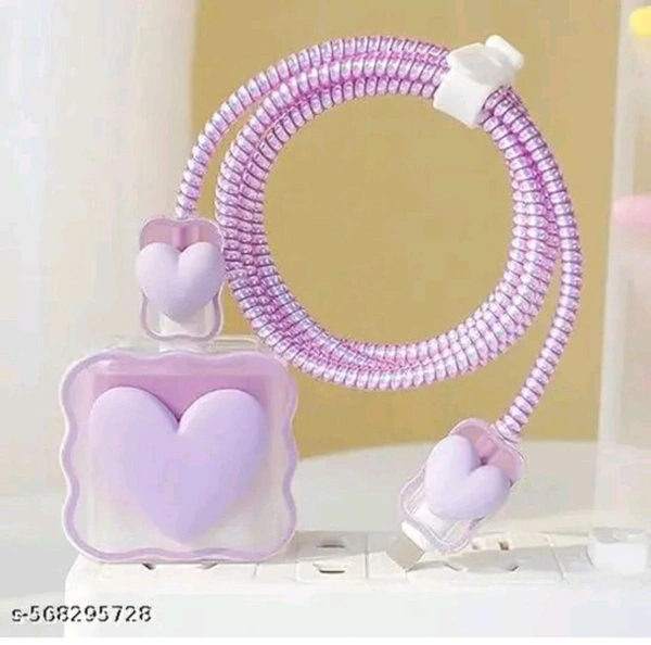 Cute Mobile charger Cover - Fuchsia Pink
