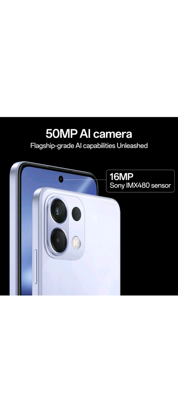 OPPO K13 5G with 7000mAh and 80W SUPERVOOC Charger In-The-Box (Icy Purple, 128 GB)  (8 GB RAM)