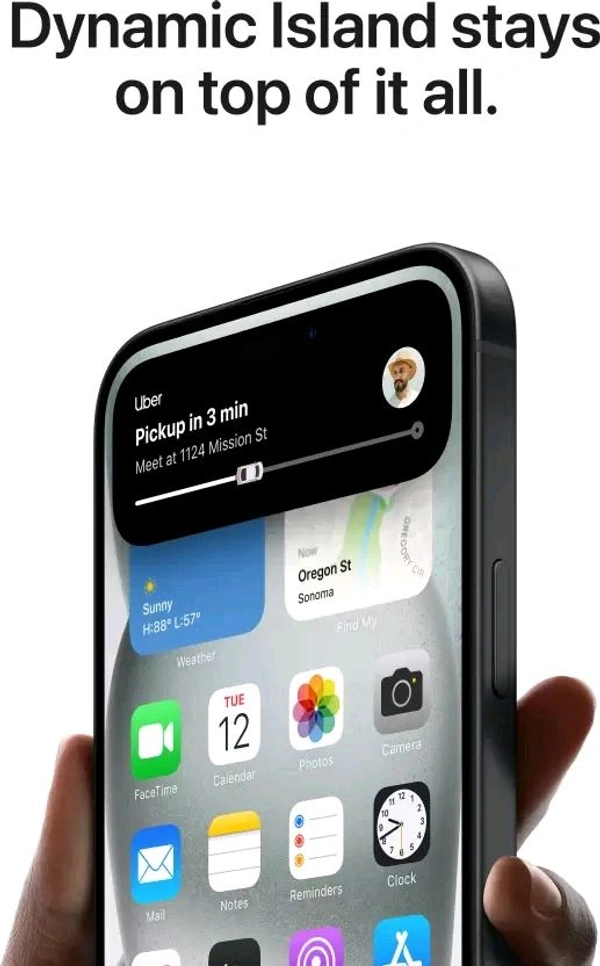 Apple iPhone 15 (Black, 128 GB)