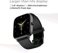 Noise Colorfit Icon 2 1.8'' Display with Bluetooth Calling, AI Voice Assistant Smartwatch  (Jet Black Strap, Regular)