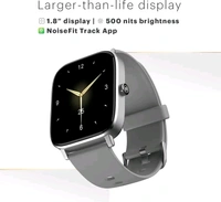 Noise Colorfit Icon 2 1.8'' Display with Bluetooth Calling, AI Voice Assistant Smartwatch  (Silver Grey Strap, Regular)\