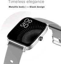Noise Colorfit Icon 2 1.8'' Display with Bluetooth Calling, AI Voice Assistant Smartwatch  (Silver Grey Strap, Regular)\