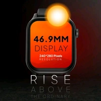 Fire-Boltt Rise Bluetooth Calling 47mm (1.85), Metal Bod & Rotating Crown, 123 Sports Smartwatch  (Black Strap, Free Size)