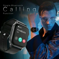 Fire-Boltt Rise Bluetooth Calling 47mm (1.85), Metal Bod & Rotating Crown, 123 Sports Smartwatch  (Black Strap, Free Size)