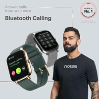 Noise Icon Buzz 1.69" Display with Bluetooth Calling, Built-In Games, Voice Assistant Smartwatch  (Jet Black Strap, Regular)