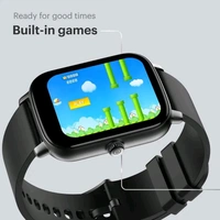 Noise Icon Buzz 1.69" Display with Bluetooth Calling, Built-In Games, Voice Assistant Smartwatch  (Jet Black Strap, Regular)